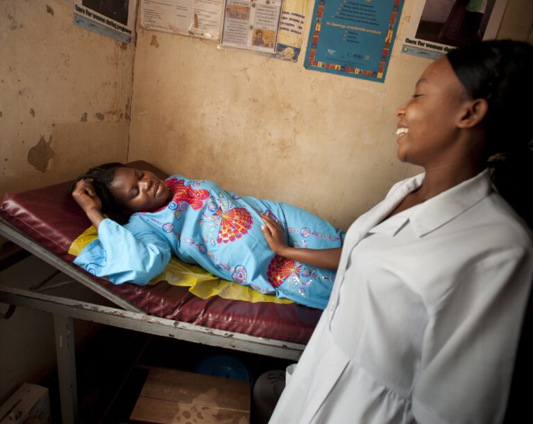 Health consumer navigating antenatal care in Uganda